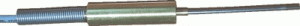 Pt100, Fühler mit Gewicht für Messungen in Flüssigkeiten., Kl. B -30...+150 °C 80x3,0mm