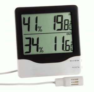 Digitales Thermo-Hygrometer mit externem Sensor